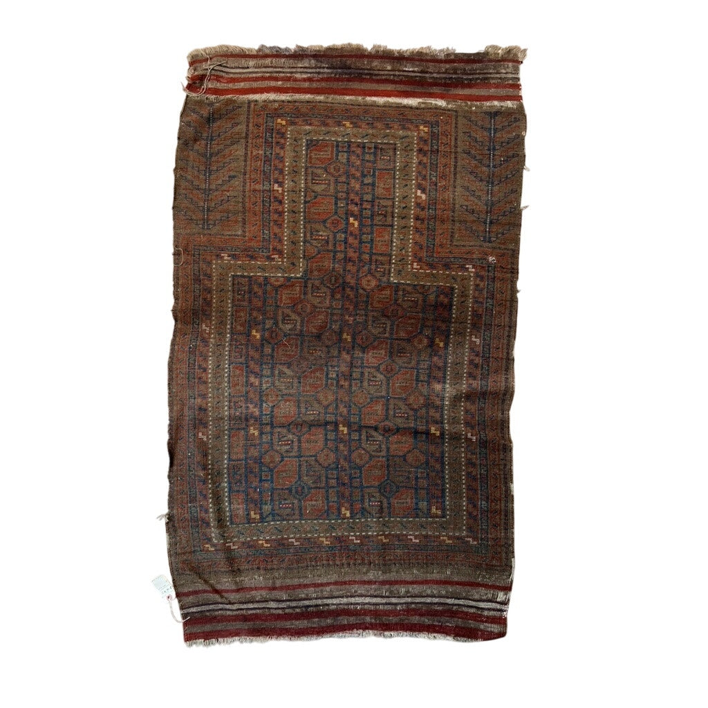Antique Baluch Prayer Rug, c. Early 19th Century – 2’10” x 5’