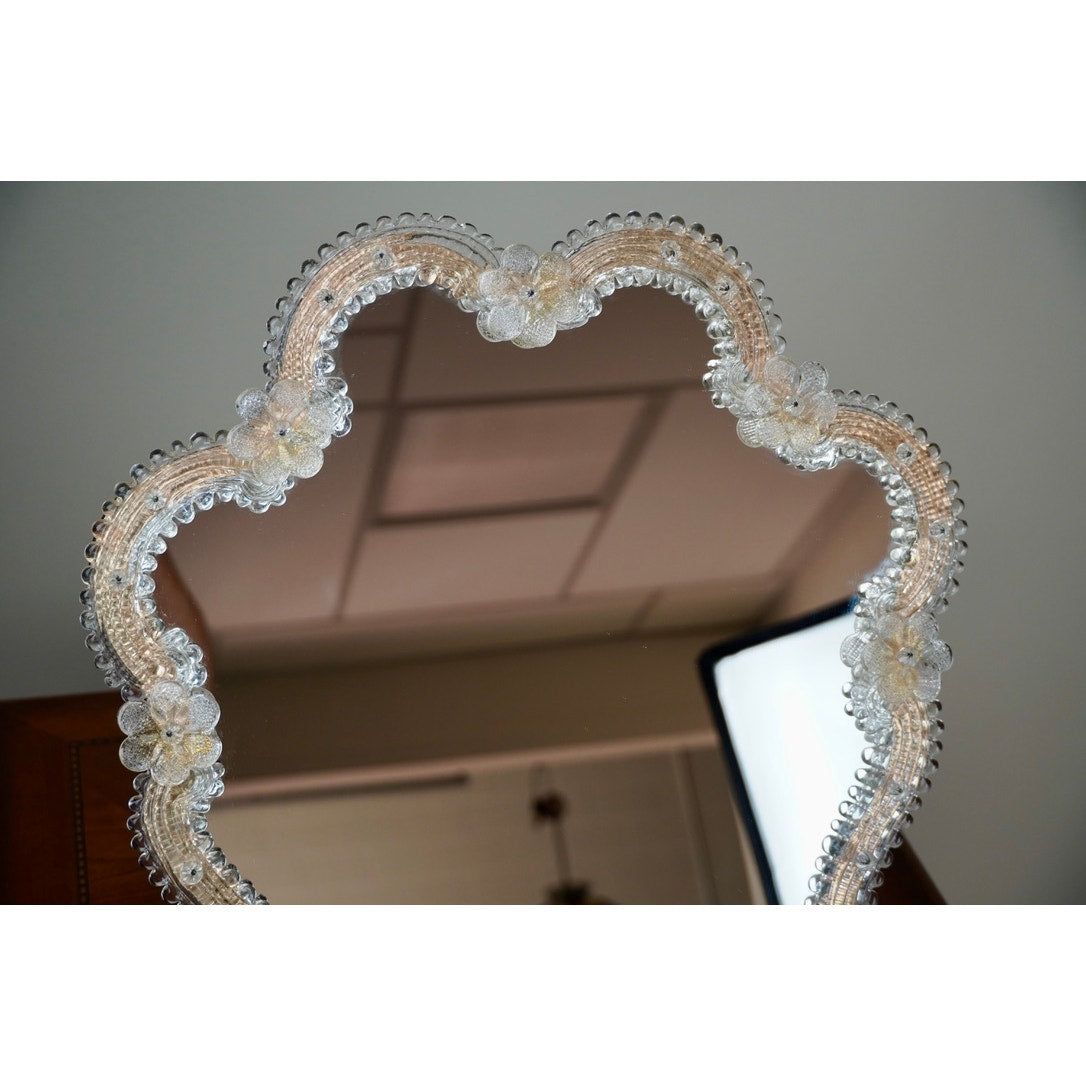 Vintage Venetian Genuine Murano Vanity Mirror