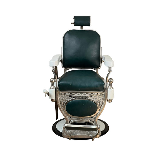 Antique Porcelain Theo A Kochs, Chicago Barber Chair c. 1920