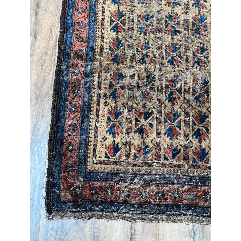 Antique Arab Baluch Rug c. Early 19th Century 3’2 x 5’2