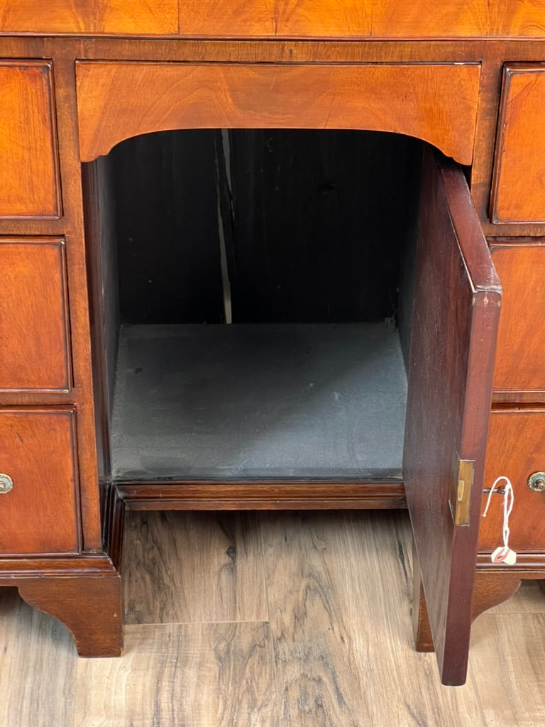 Antique English Regency Mahogany Kneehole Desk c. 1820