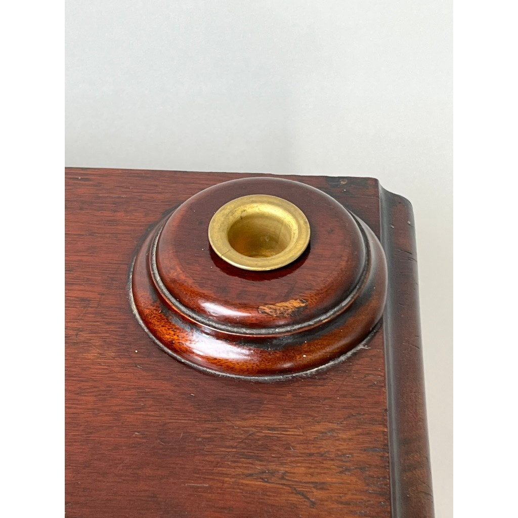 Antique Late Federal Period Flame Mahogany Paw Foot Four Drawer Chest c. 1840