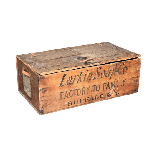 Antique Larkin Soap MFG Co. Wooden Crate Dated July 1901