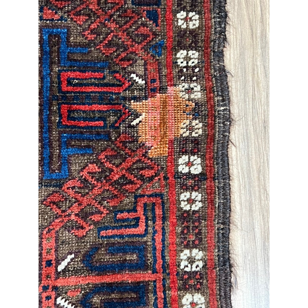 Antique Baluch Khorosan Rug c. Late 19th Century 3’9 x 6’6