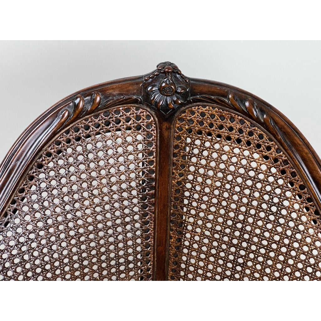 Antique French Napoleon III Desk Chair (Fauteuil de Bureau) c. Late 19th Century