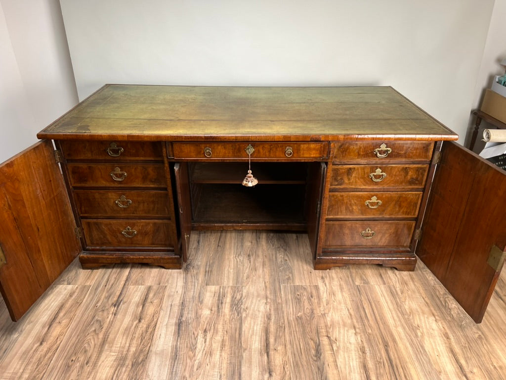 Large Antique George II Mahogany Desk c. Mid 18th Century