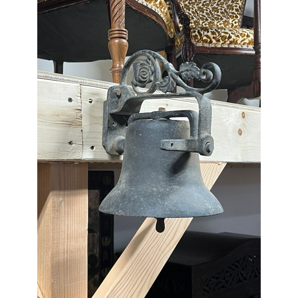 Vintage Cast Metal Schoolhouse Bell