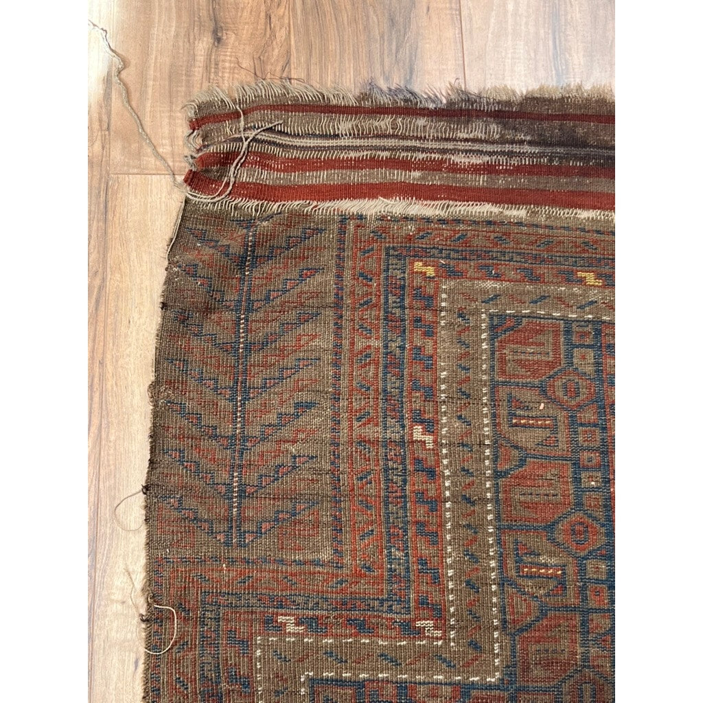 Antique Baluch Prayer Rug, c. Early 19th Century – 2’10” x 5’