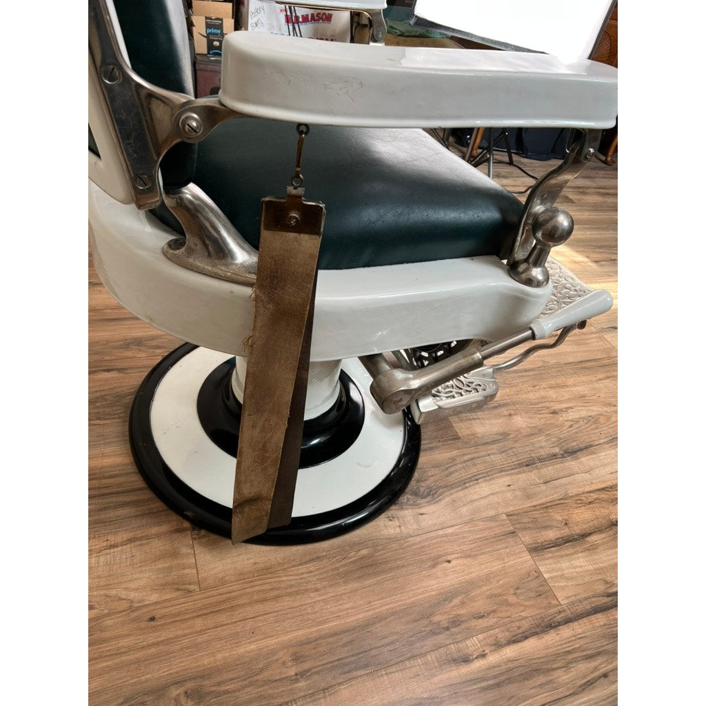Antique Porcelain Theo A Kochs, Chicago Barber Chair c. 1920