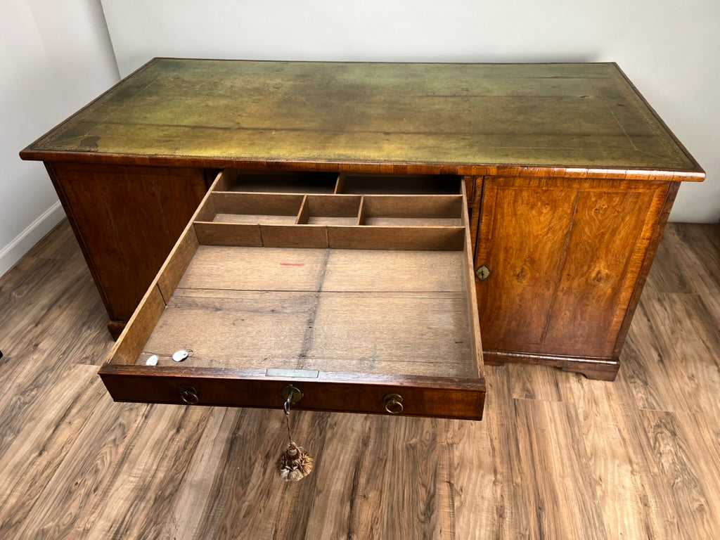 Large Antique George II Mahogany Desk c. Mid 18th Century