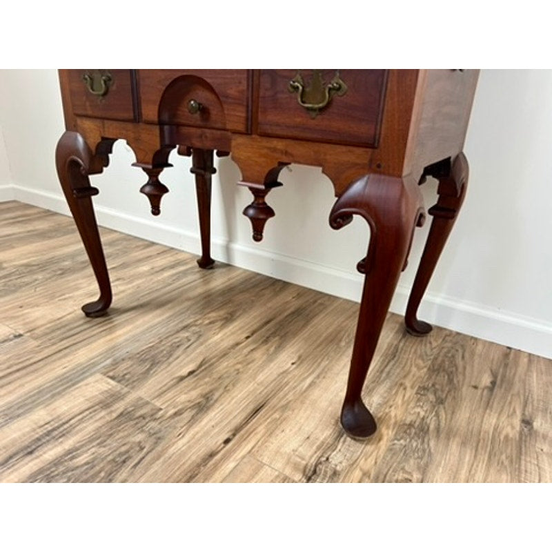 Vintage Bench Made Mahogany Lowboy by Ernest E. Schaible