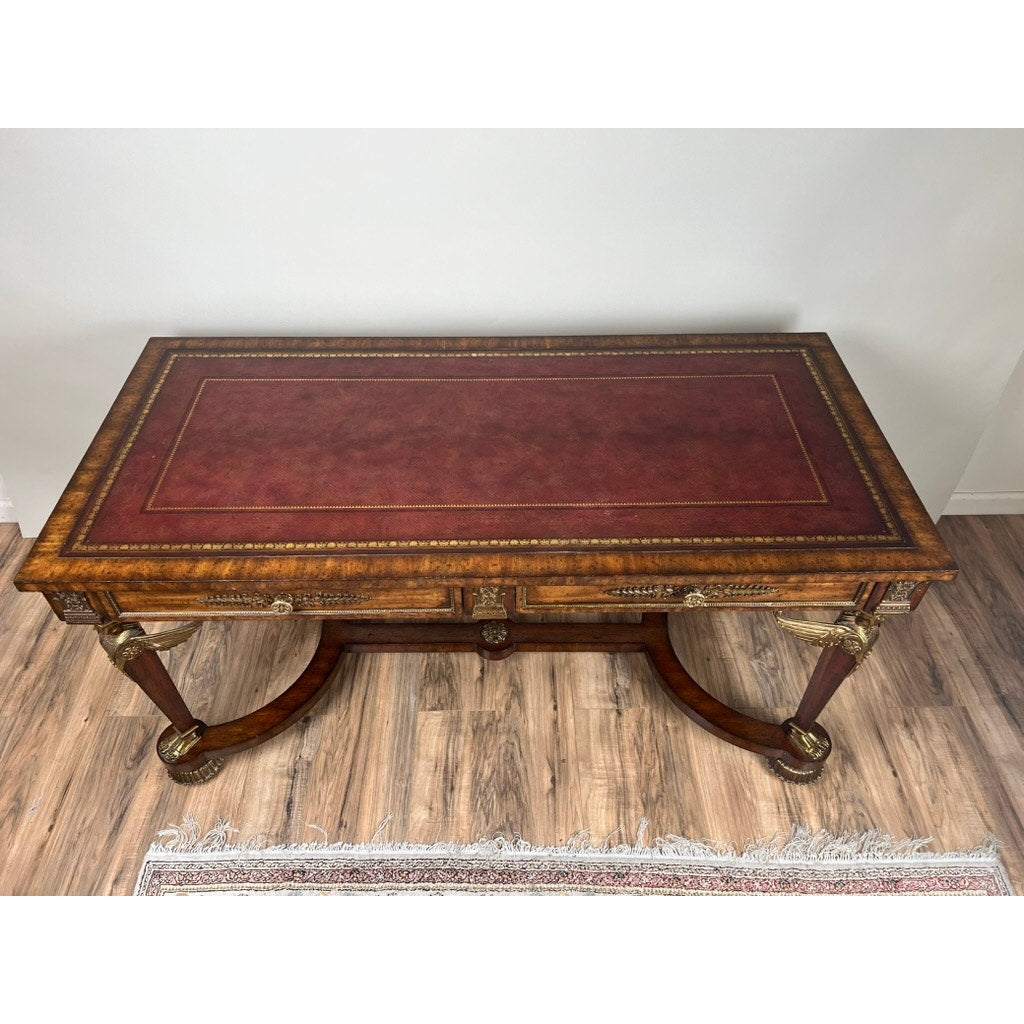 Vintage French Empire Style Partners Desk by Maitland Smith