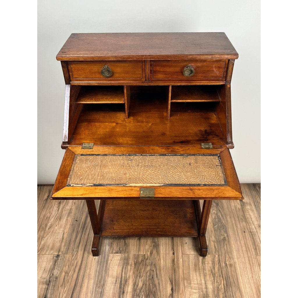 Antique Arts & Crafts Walnut Ladies Writing Desk by Carl Forslund Quaint American c. 1920