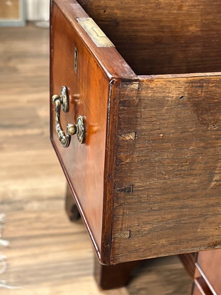 Antique English Regency Mahogany Kneehole Desk c. 1820