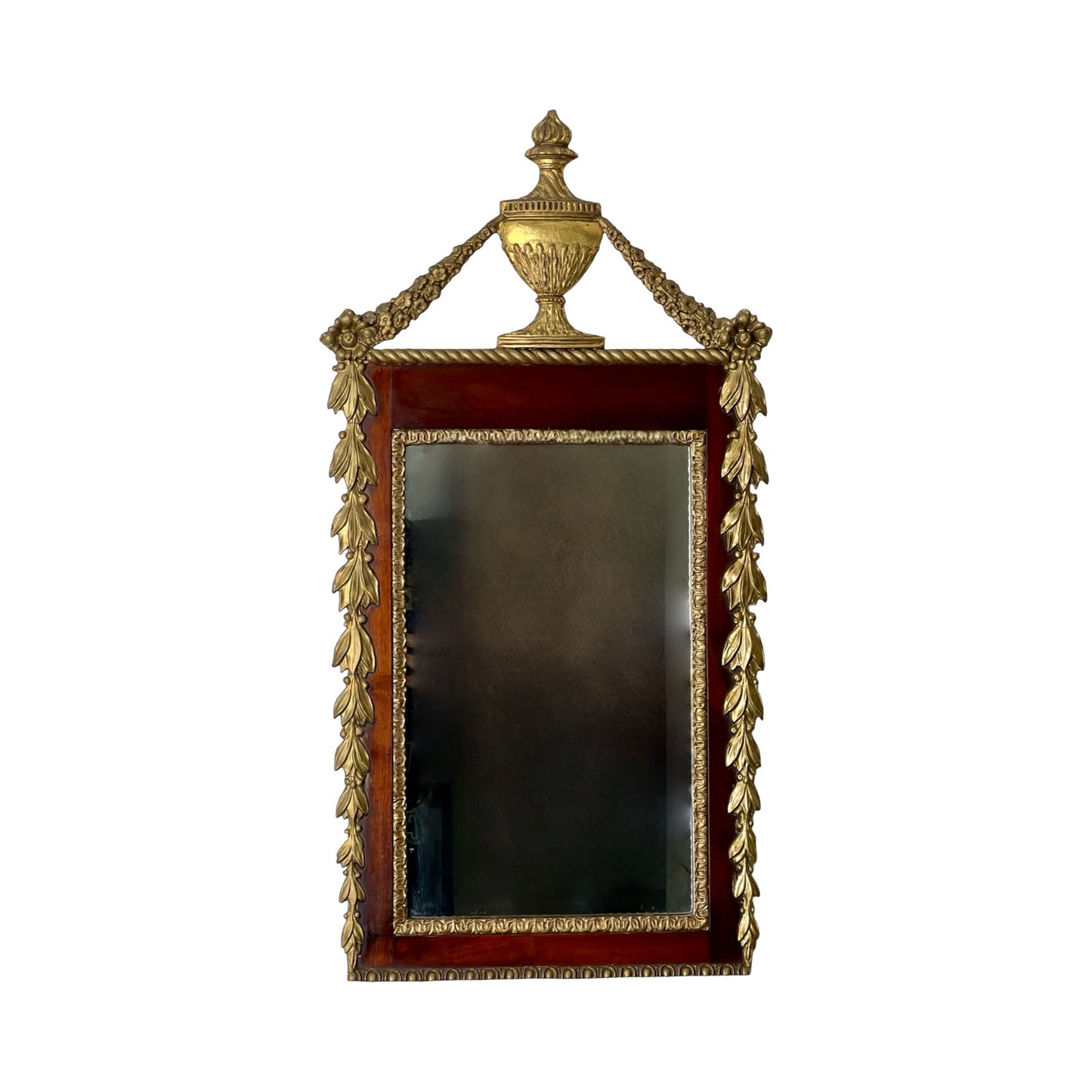 Fine Antique Federal Period Parcel Gilt Wall Mirror c. 1830