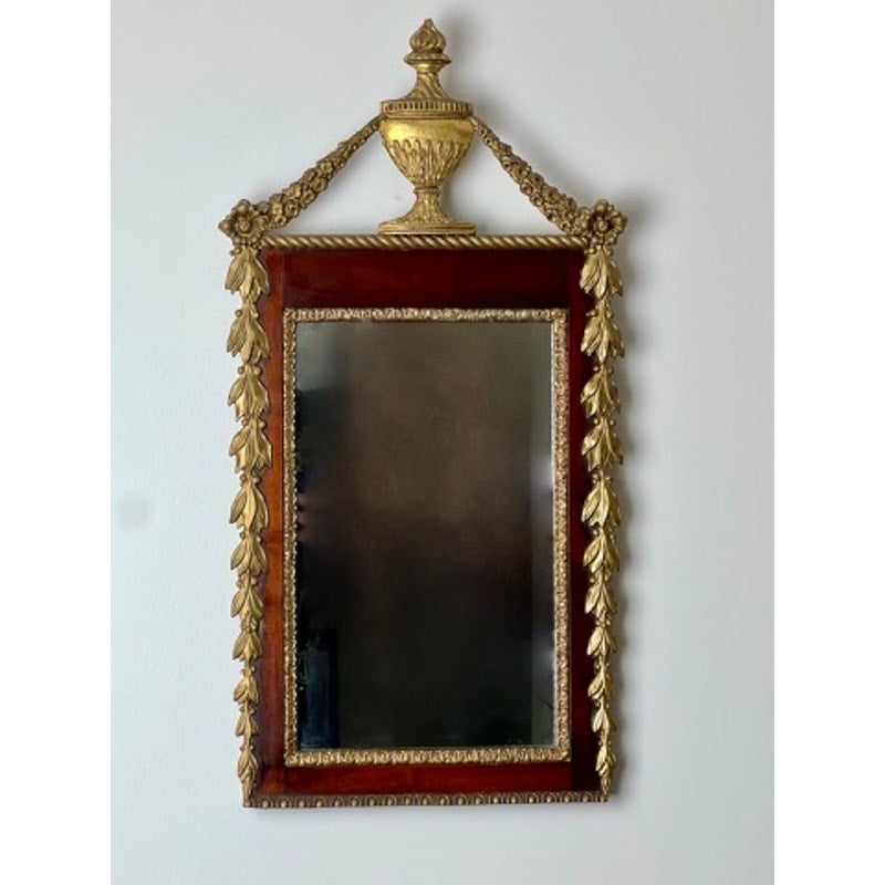 Fine Antique Federal Period Parcel Gilt Wall Mirror c. 1830