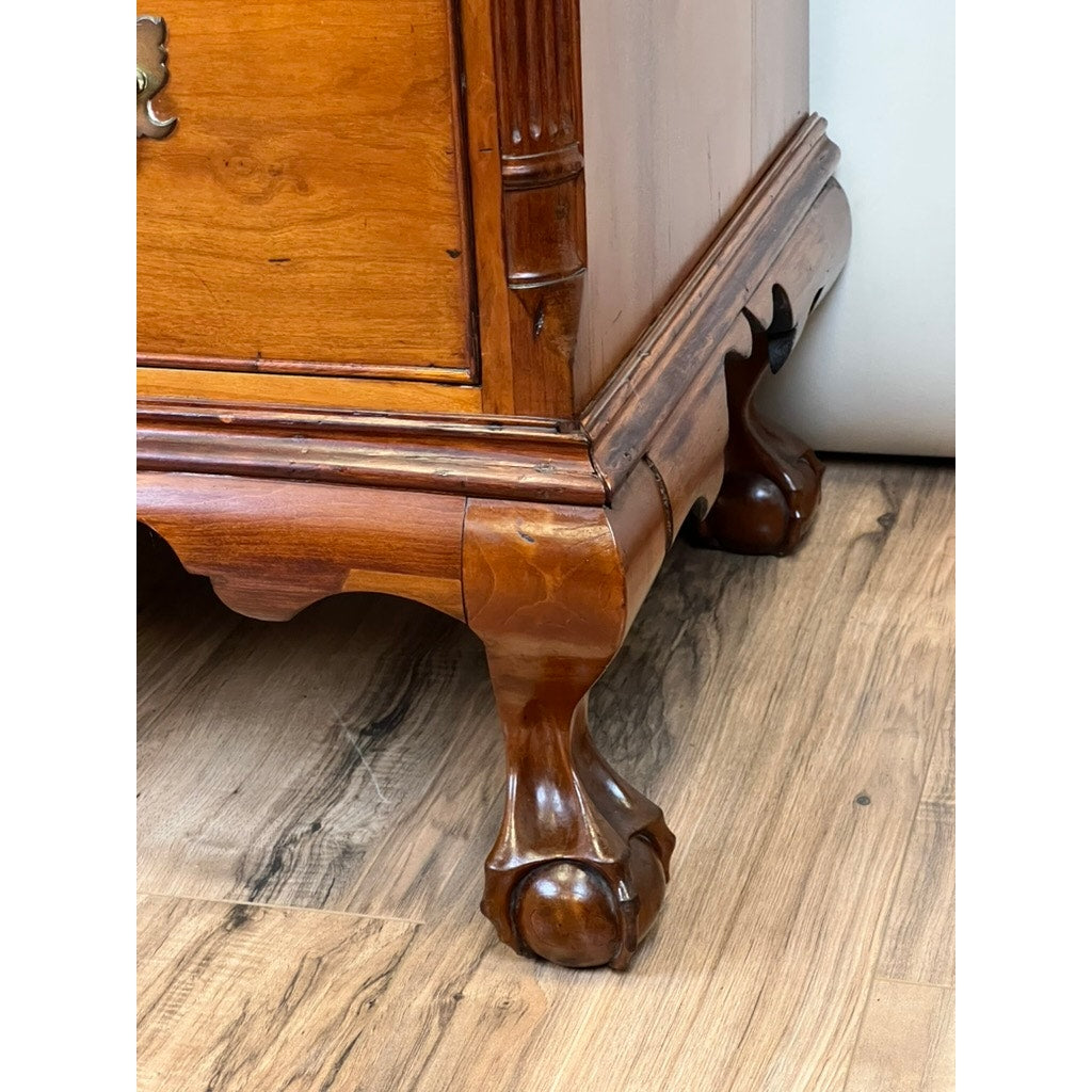 Rare Antique Chippendale Cherry Chest on Chest Attr. Nathan Booth, Woodbury CT c. 1760
