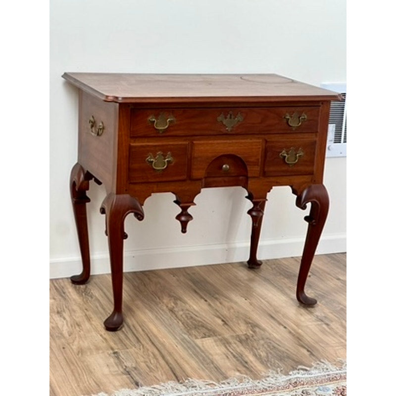 Vintage Bench Made Mahogany Lowboy by Ernest E. Schaible
