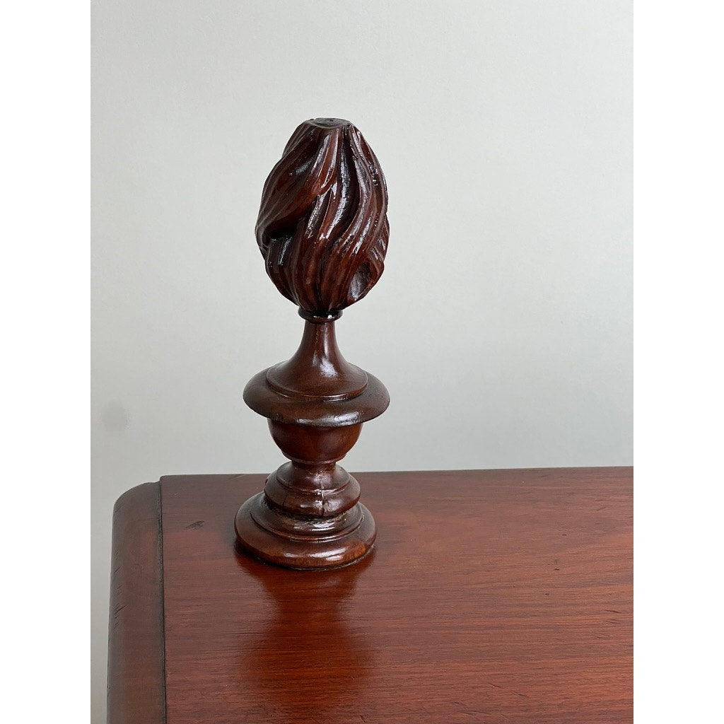 Antique George IV Chippendale Flame Mahogany Buffet c. Mid 19th Century