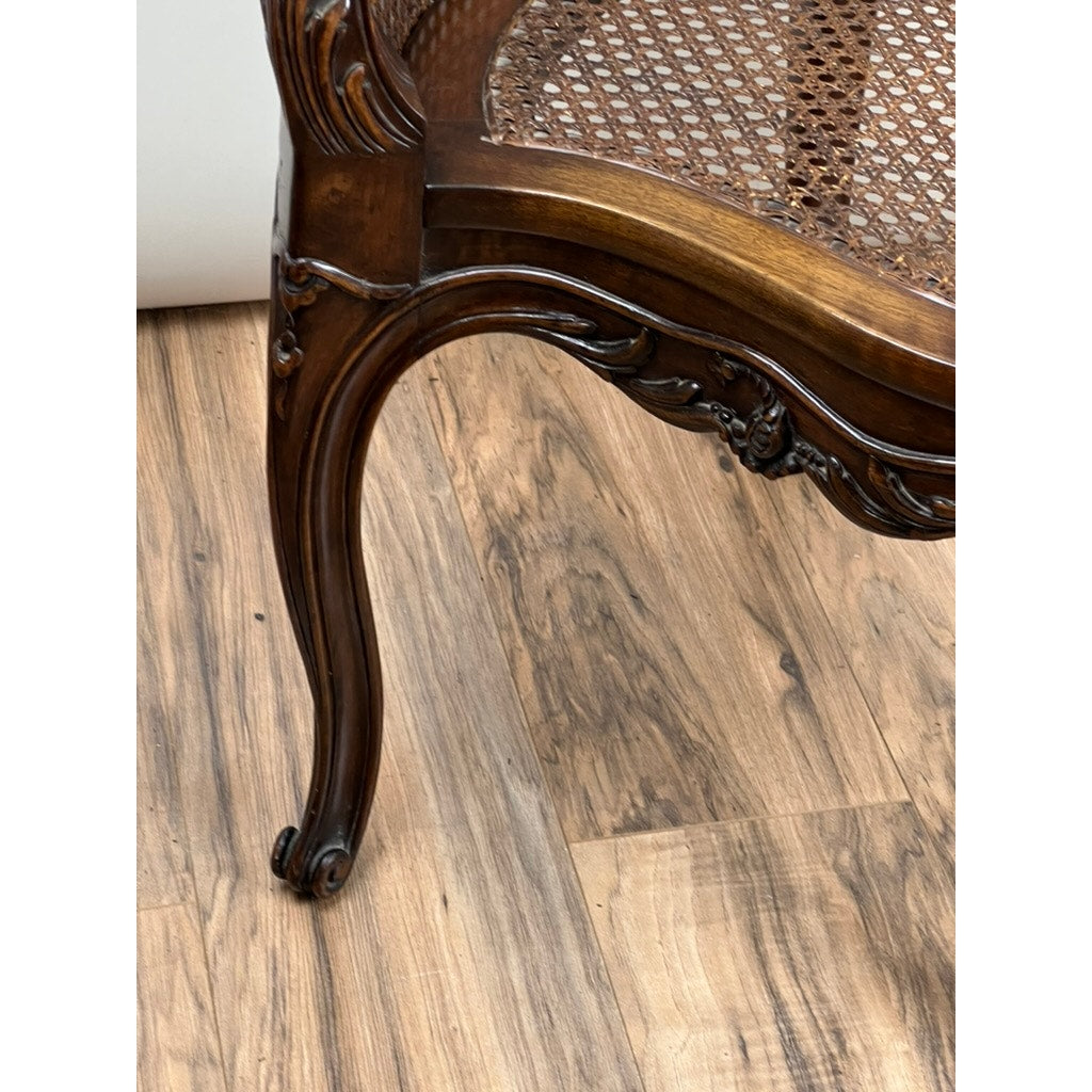 Antique French Napoleon III Desk Chair (Fauteuil de Bureau) c. Late 19th Century