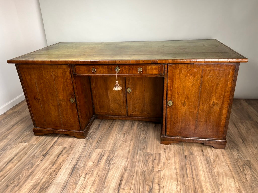 Large Antique George II Mahogany Desk c. Mid 18th Century