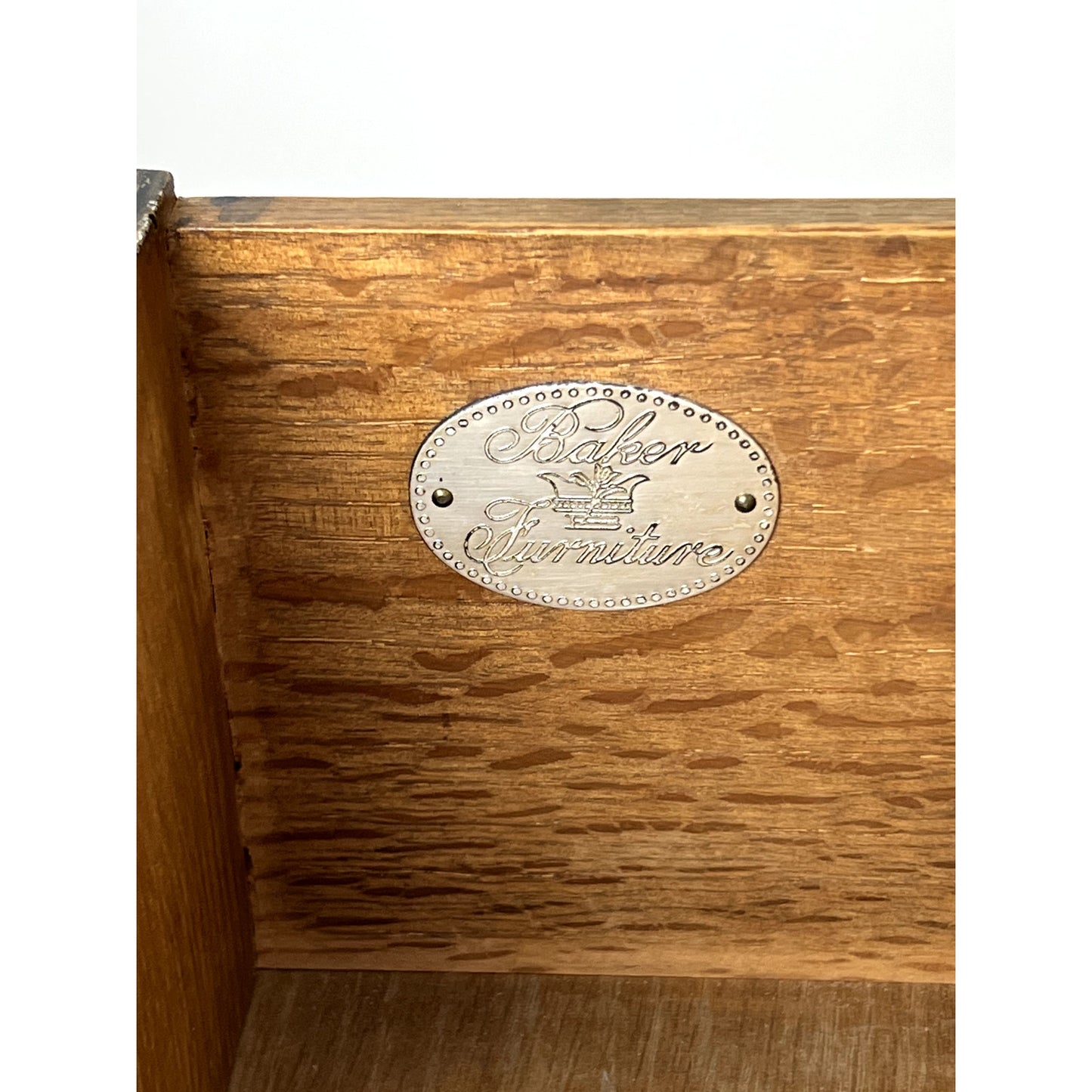 Vintage Mid-Century Modern Michael Taylor For Baker Furniture Walnut Six Drawer Chest
