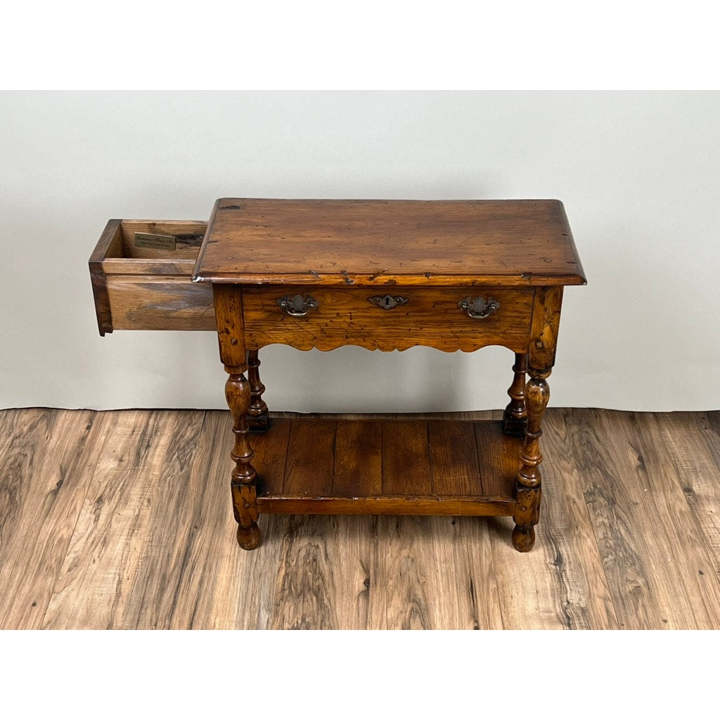 Vintage Oak Accessory Table by Yorkshire House