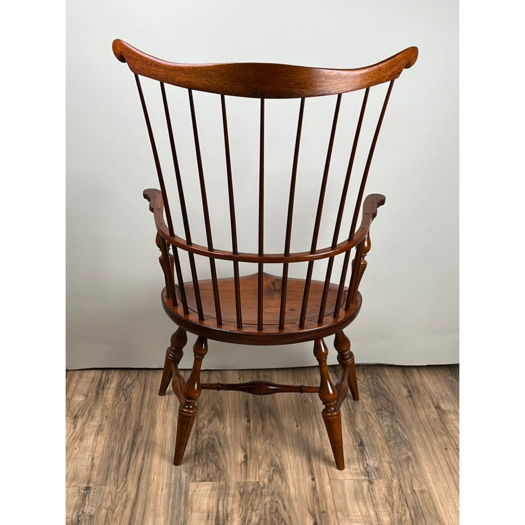 Vintage D.R. Dimes Comb Back Windsor Arm Chair