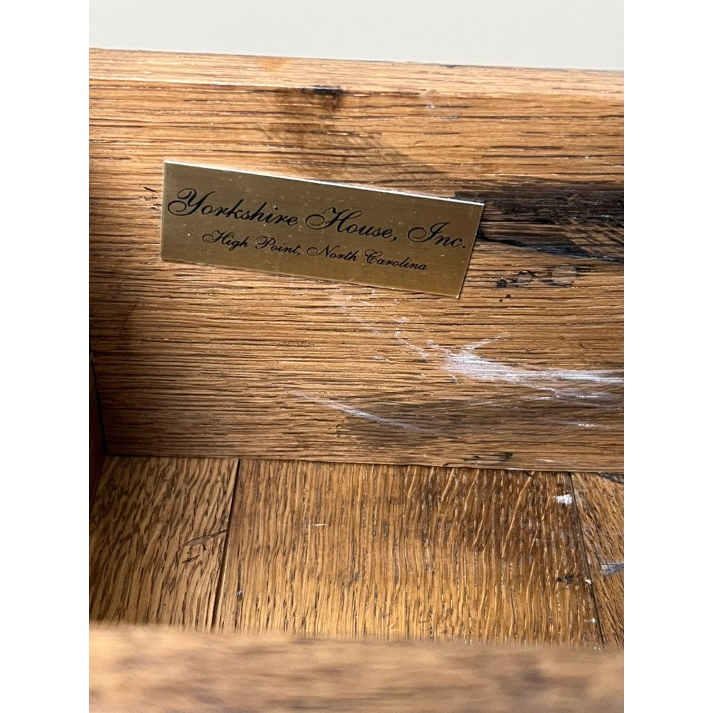 Vintage Oak Accessory Table by Yorkshire House