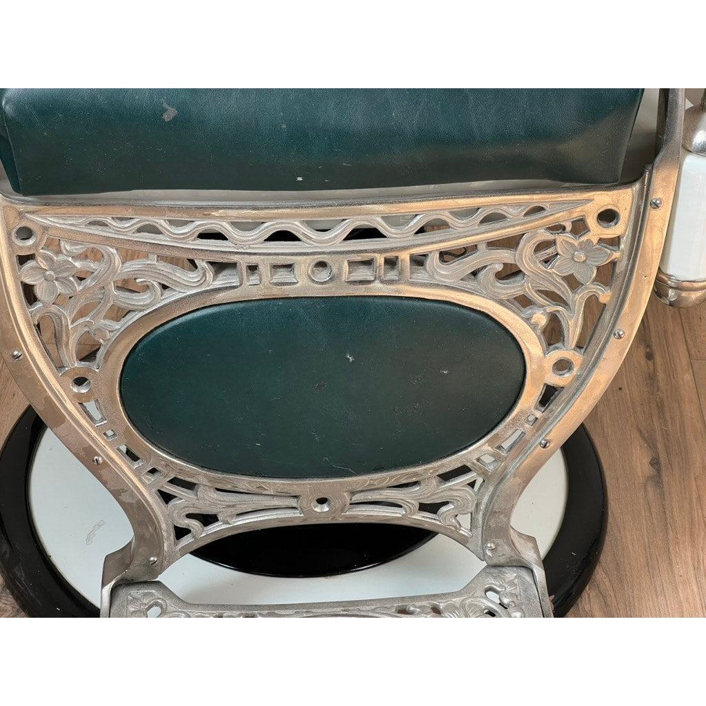 Antique Porcelain Theo A Kochs, Chicago Barber Chair c. 1920