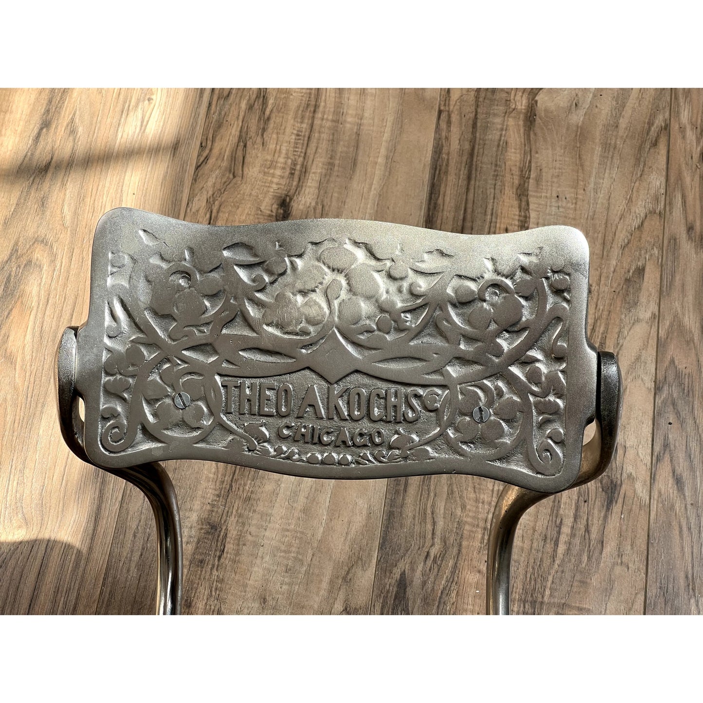 Antique Porcelain Theo A Kochs, Chicago Barber Chair c. 1920