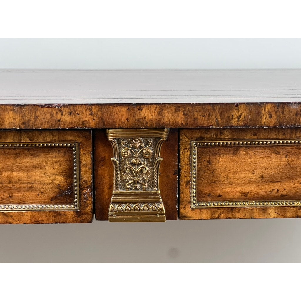 Vintage French Empire Style Partners Desk by Maitland Smith