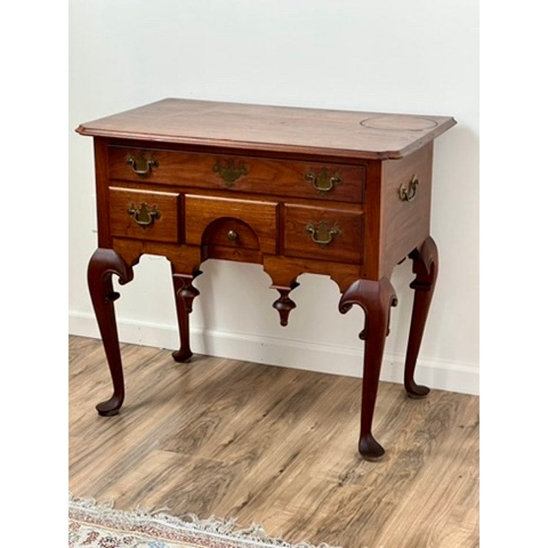 Vintage Bench Made Mahogany Lowboy by Ernest E. Schaible