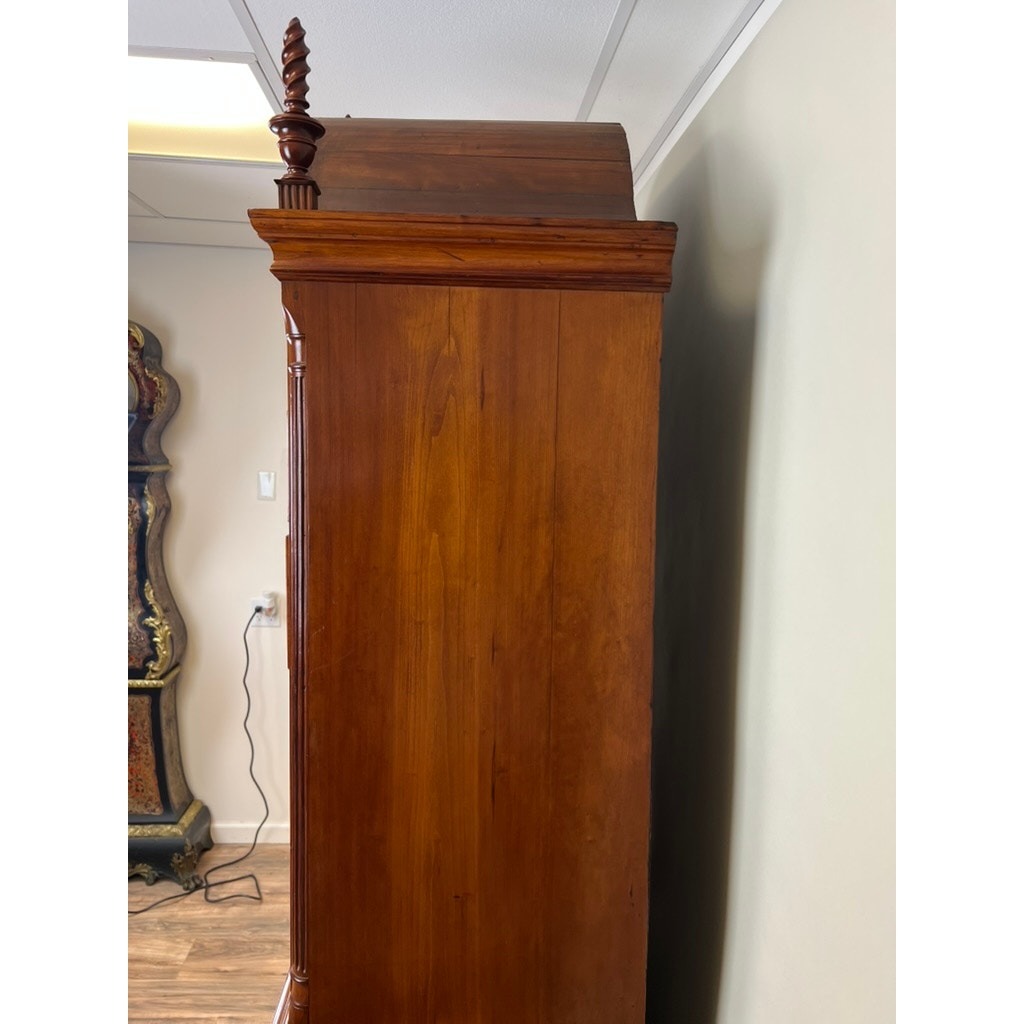 Rare Antique Chippendale Cherry Chest on Chest Attr. Nathan Booth, Woodbury CT c. 1760