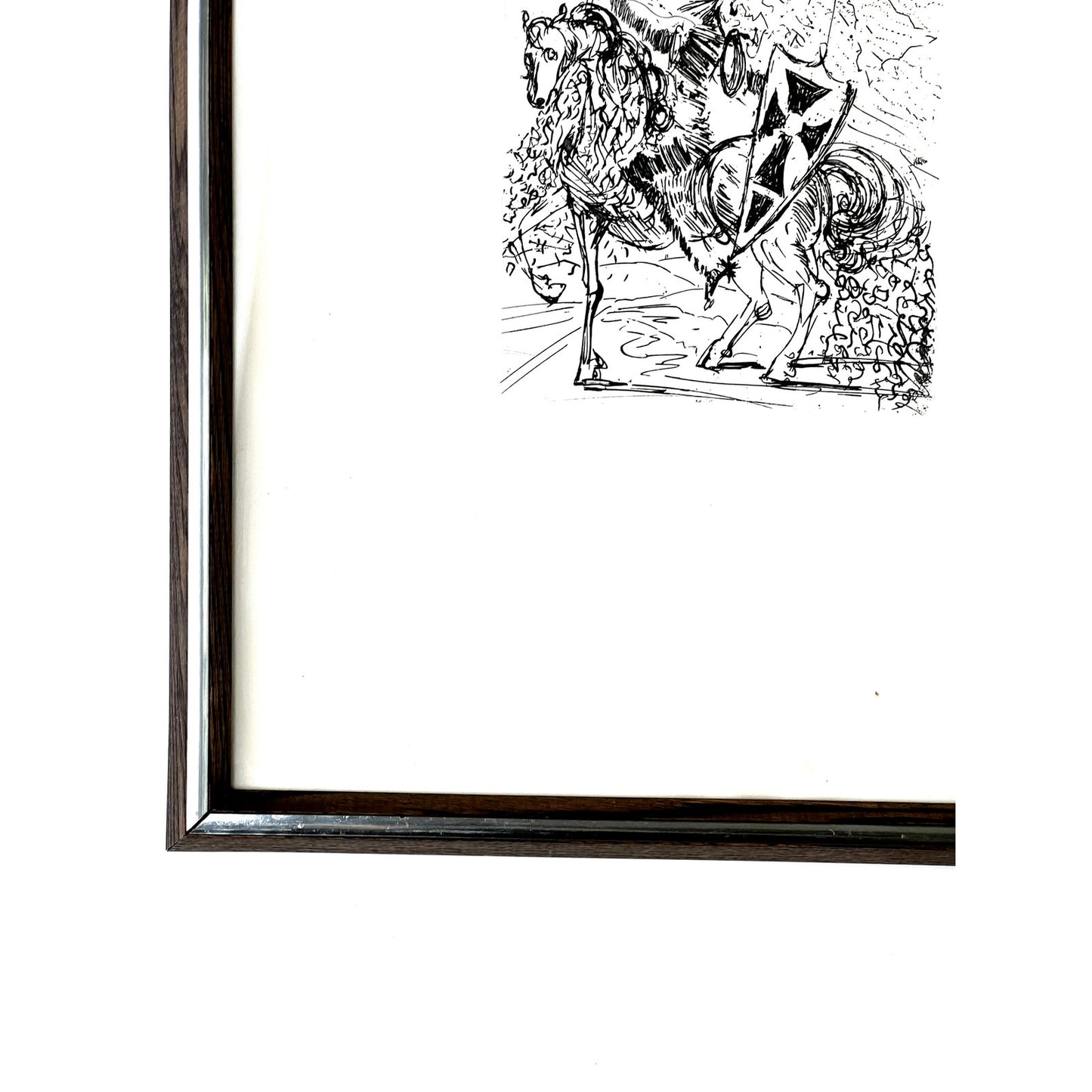 Salvadore Dali “El Cid” Etching with Collectors Guild COA En Verso