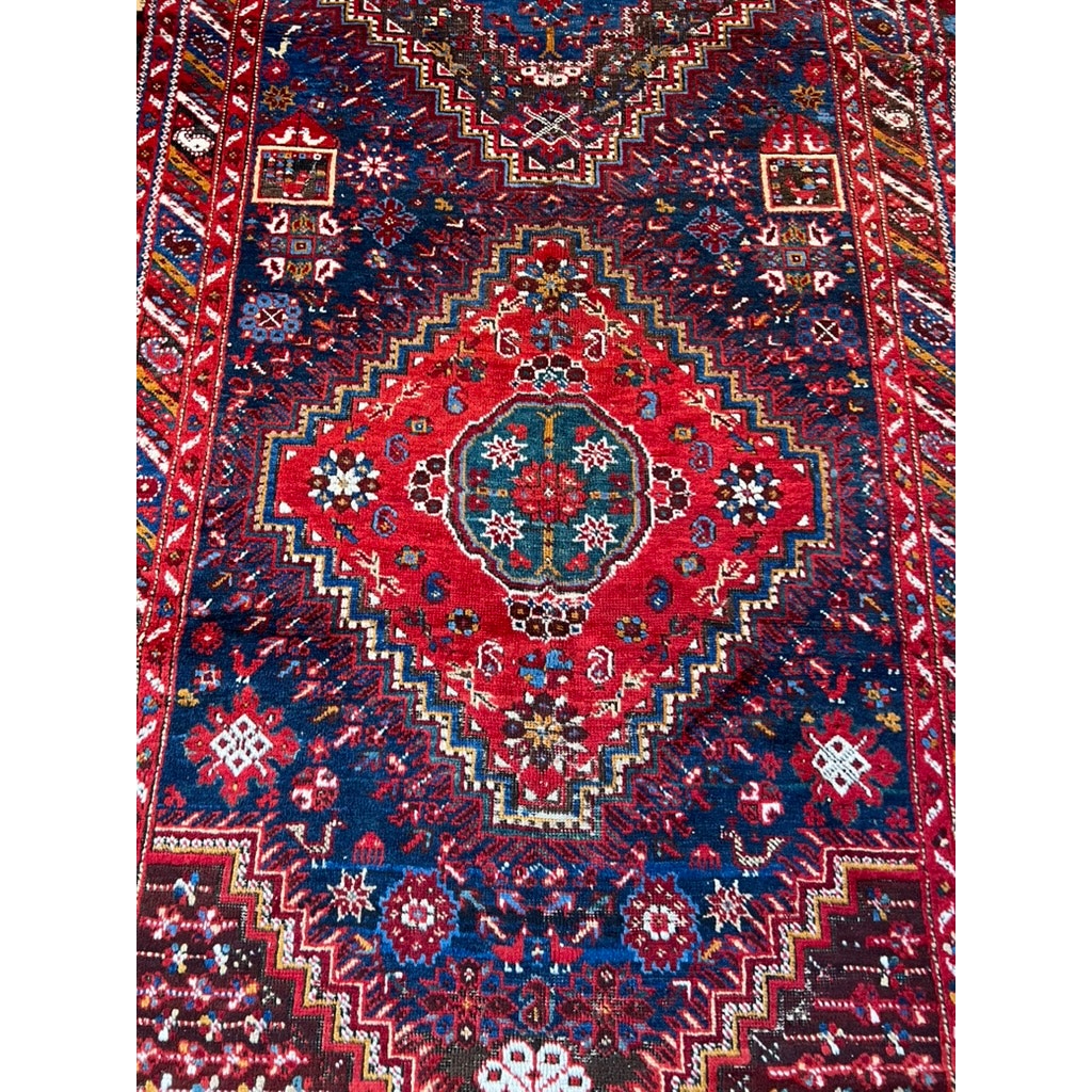 Antique Shirvan or Kuba-region Caucasian Runner Rug c. Late 19th Century 4’7 x 11’8