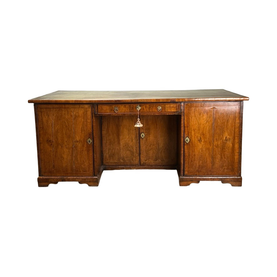 Large Antique George II Mahogany Desk c. Mid 18th Century