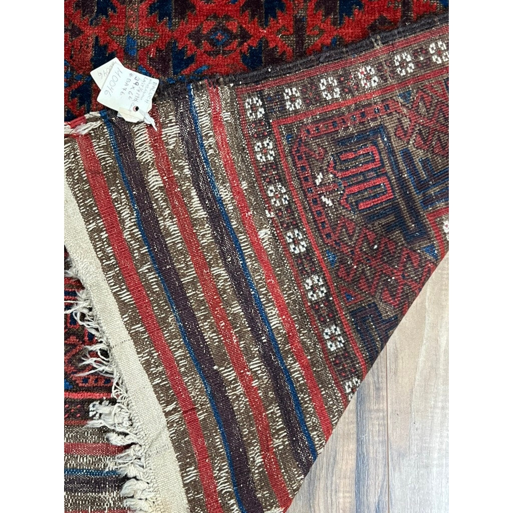 Antique Baluch Khorosan Rug c. Late 19th Century 3’9 x 6’6