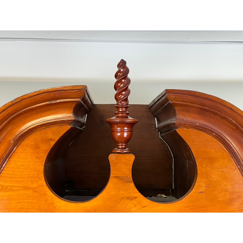 Rare Antique Chippendale Cherry Chest on Chest Attr. Nathan Booth, Woodbury CT c. 1760