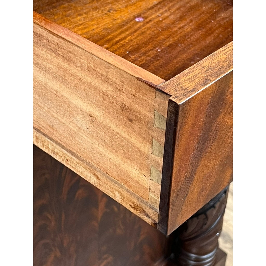 Antique American Empire Style Mahogany Sideboard Purportedly From J.D. Rockefeller’s Cleveland Mansion