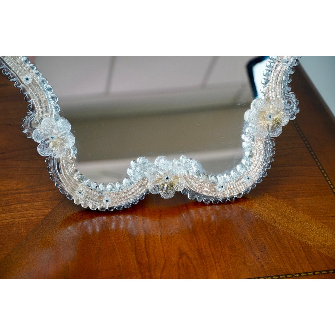 Vintage Venetian Genuine Murano Vanity Mirror