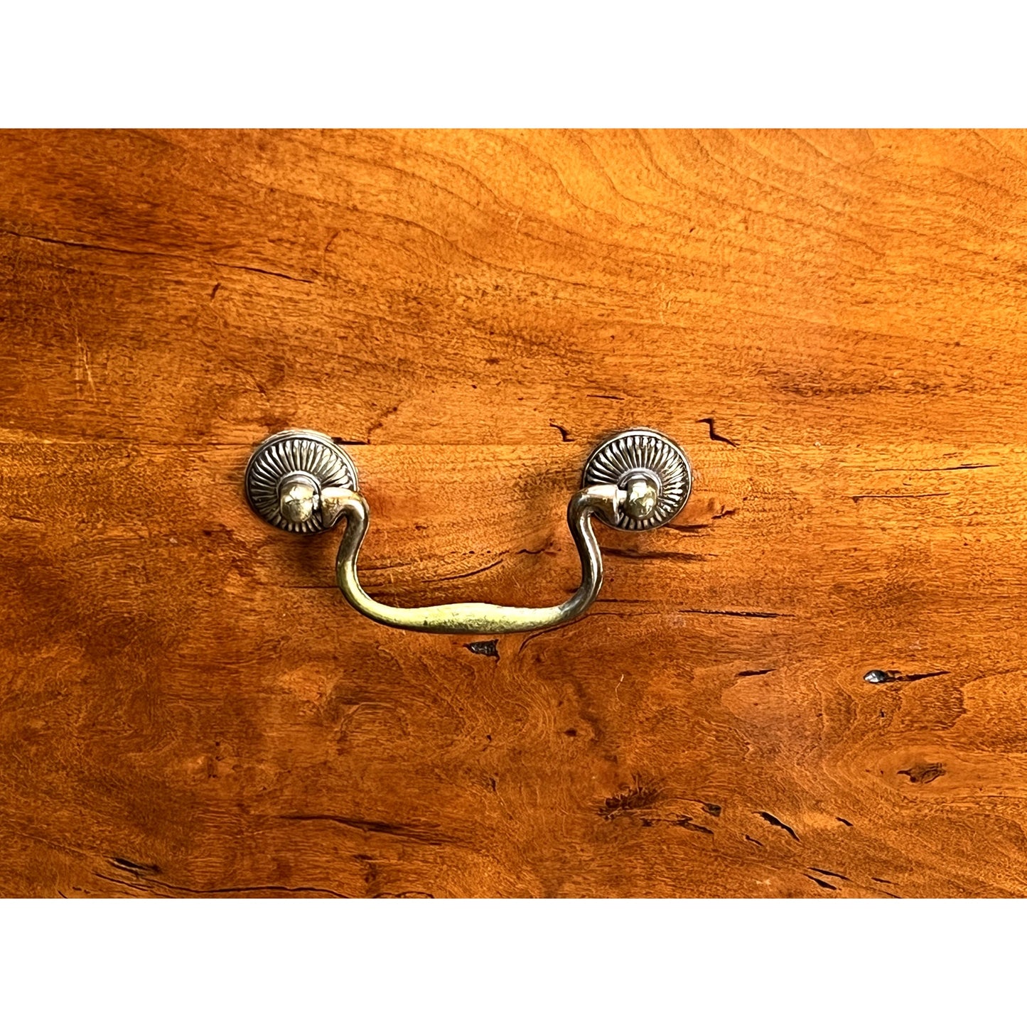 Antique Cherry Late Federal Paw Foot Four Drawer Chest c. 1840