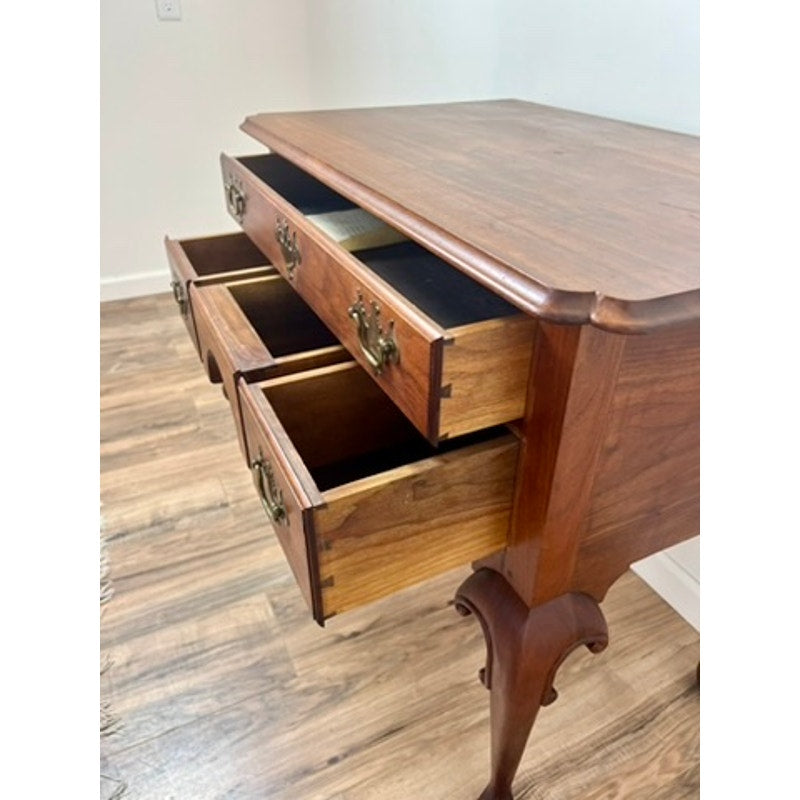 Vintage Bench Made Mahogany Lowboy by Ernest E. Schaible