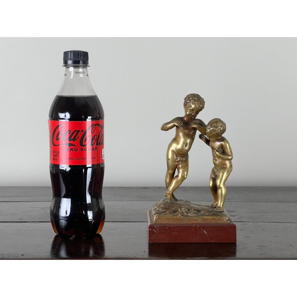 Antique Bronze Sculpture “Jeunes Garcons” by Louis Kley, French 1833-1911