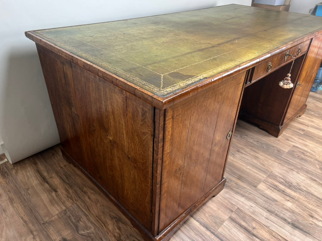 Large Antique George II Mahogany Desk c. Mid 18th Century