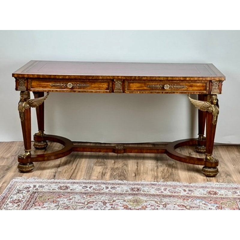 Vintage French Empire Style Partners Desk by Maitland Smith