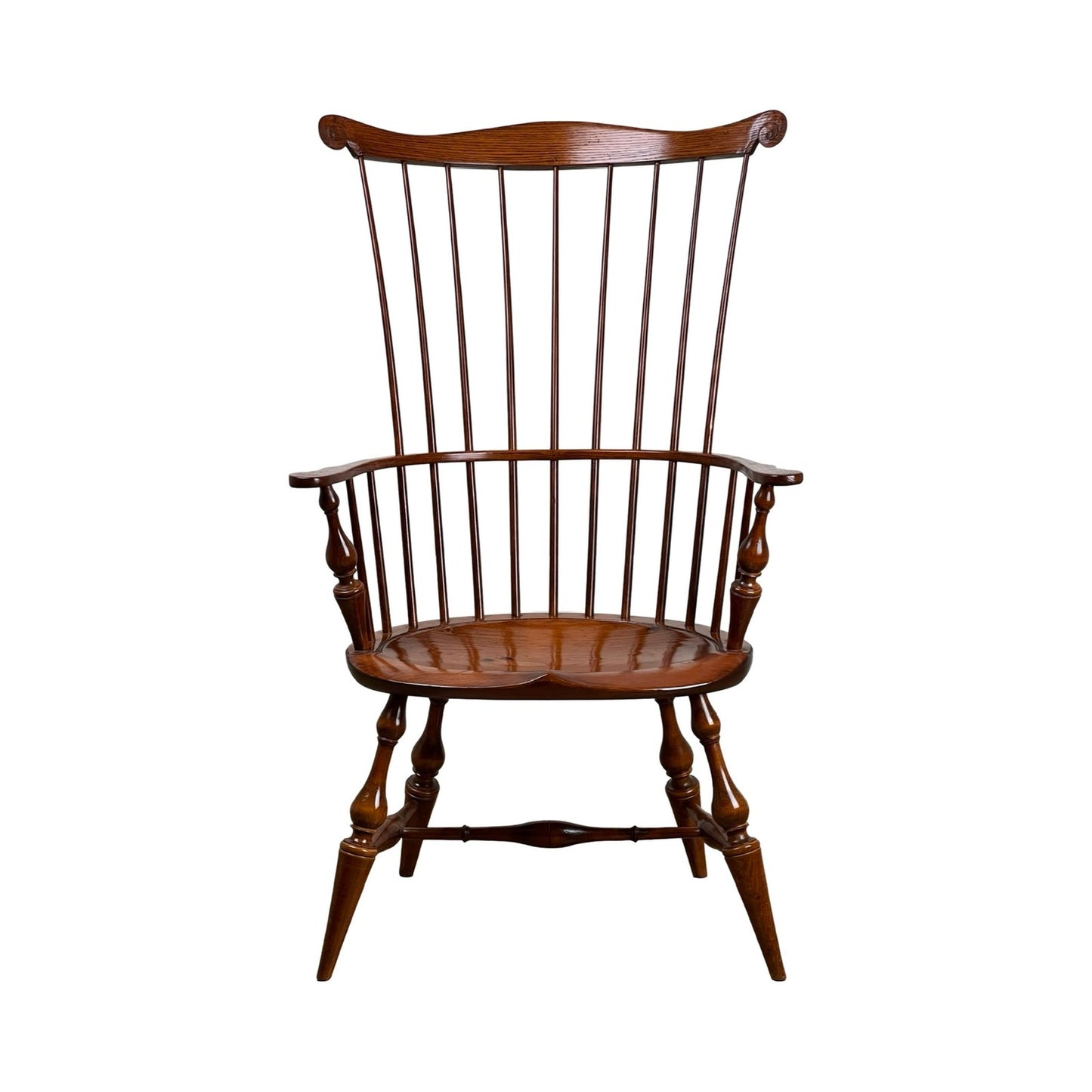 Vintage D.R. Dimes Comb Back Windsor Arm Chair