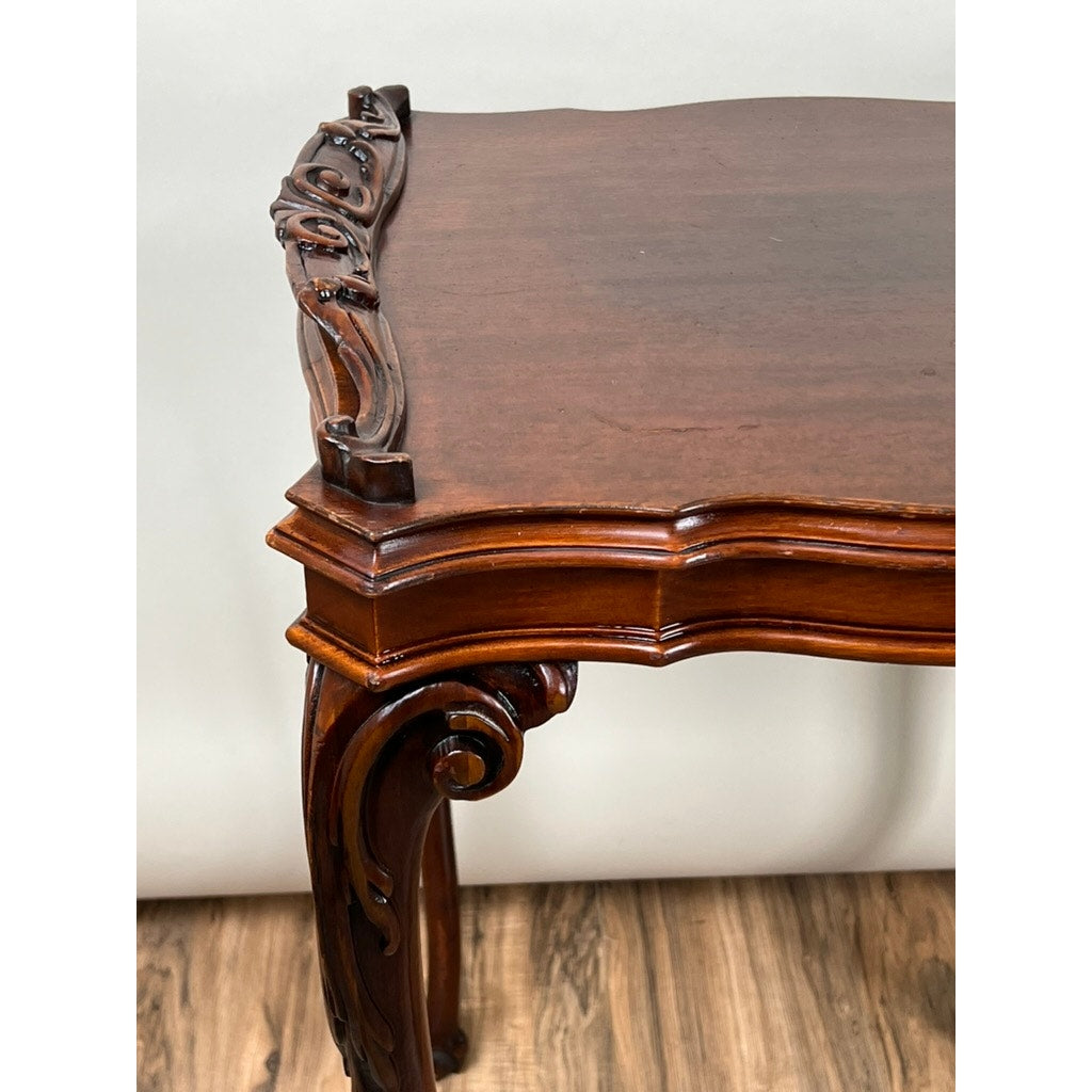 Vintage Pair of Georgian Style Ball and Claw Foot End Tables c. 1940