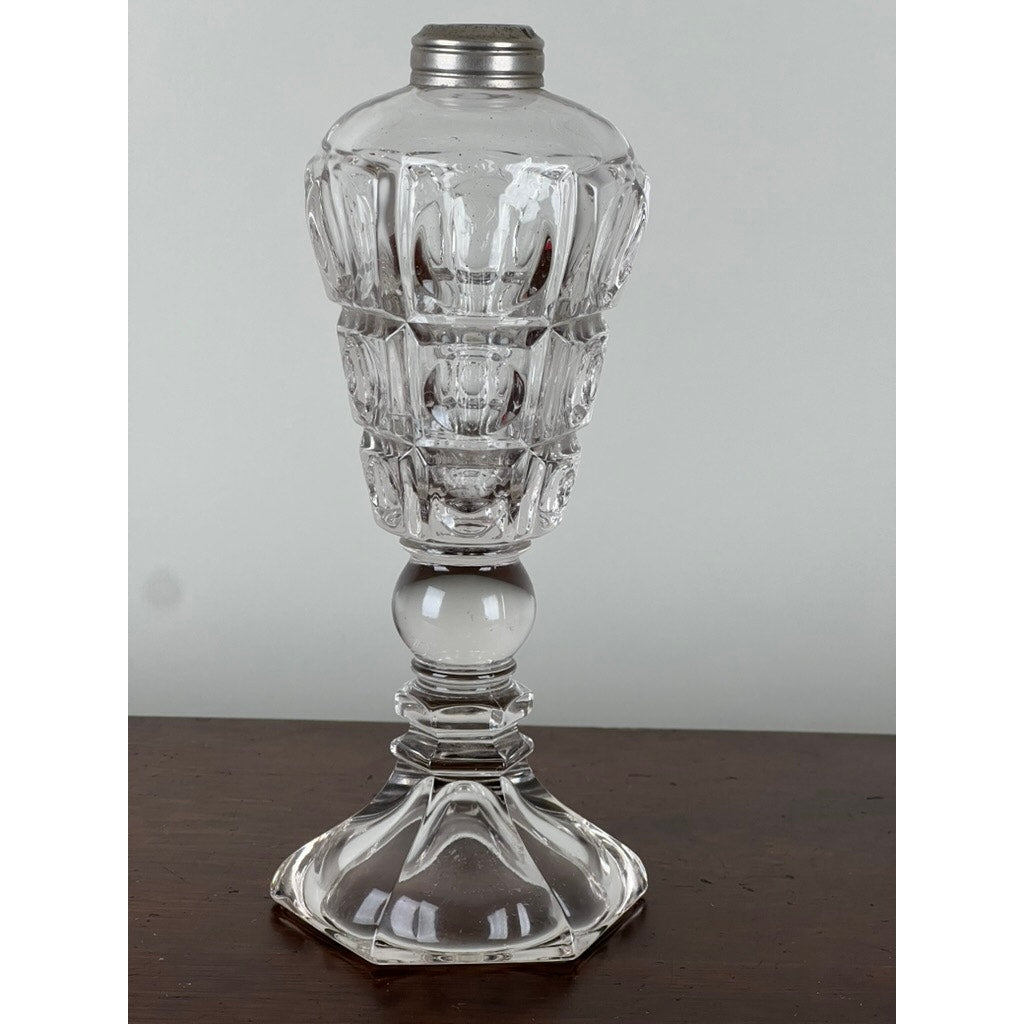 Antique Whale Oil Lamp Probably Westmoreland Glass Co. c. Mid 19th Century