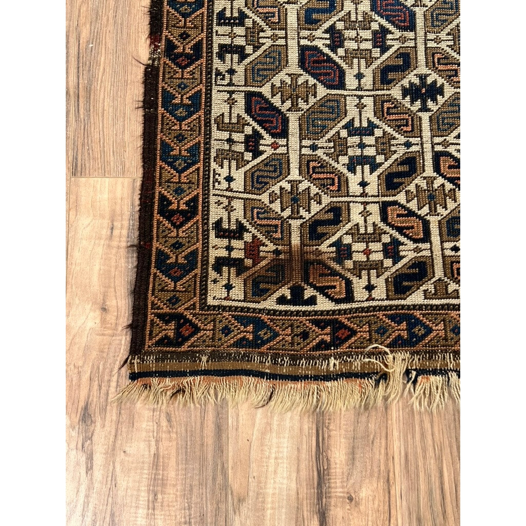 Antique Baluch Balisht Rug c. Mid 19th Century 2 x 3